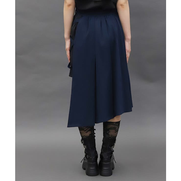 クロスベルト麻雀牌刺繍スカート | axes femme | 詳細画像10 