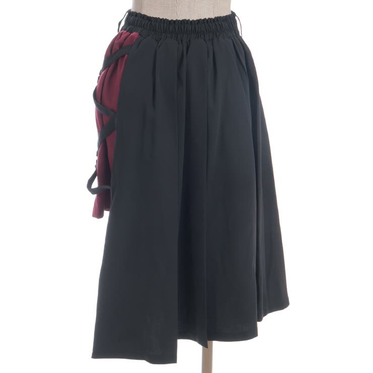 クロスベルト麻雀牌刺繍スカート[品番：IGAW0006765]｜axes