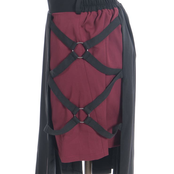 クロスベルト麻雀牌刺繍スカート | axes femme | 詳細画像21 