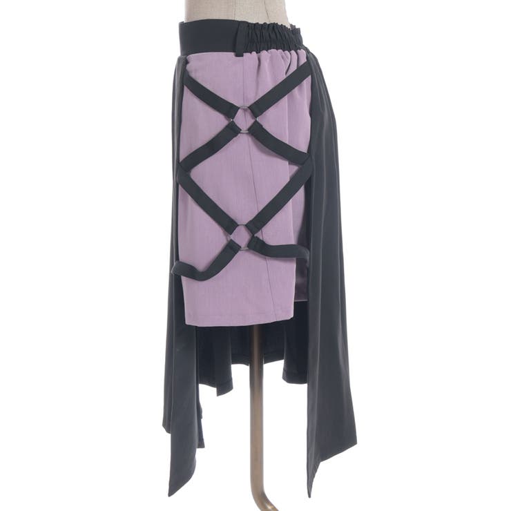 クロスベルト麻雀牌刺繍スカート | axes femme | 詳細画像24 