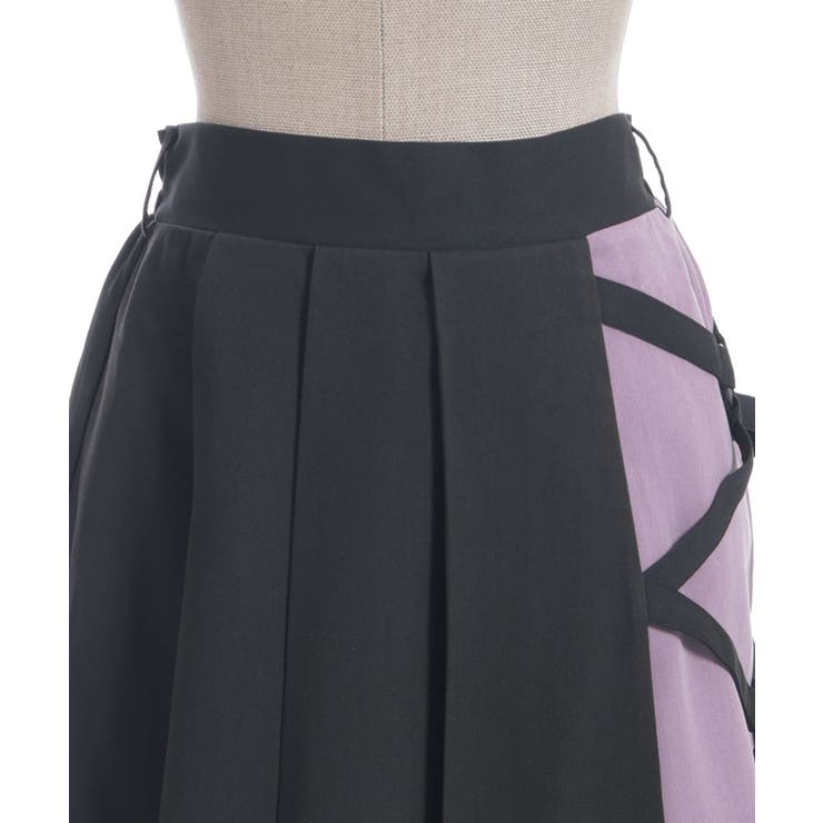 クロスベルト麻雀牌刺繍スカート | axes femme | 詳細画像27 