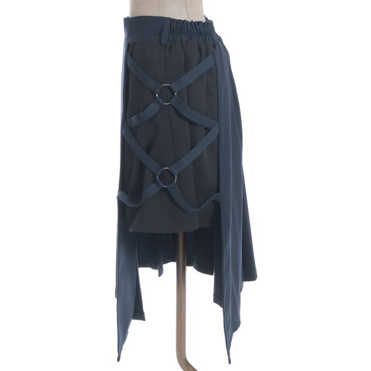 クロスベルト麻雀牌刺繍スカート | axes femme | 詳細画像29 