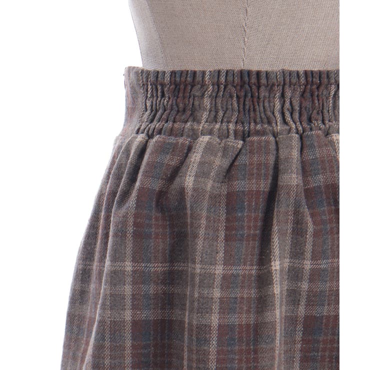 Ｗリボン起毛チェックミニスカート | axes femme | 詳細画像15 