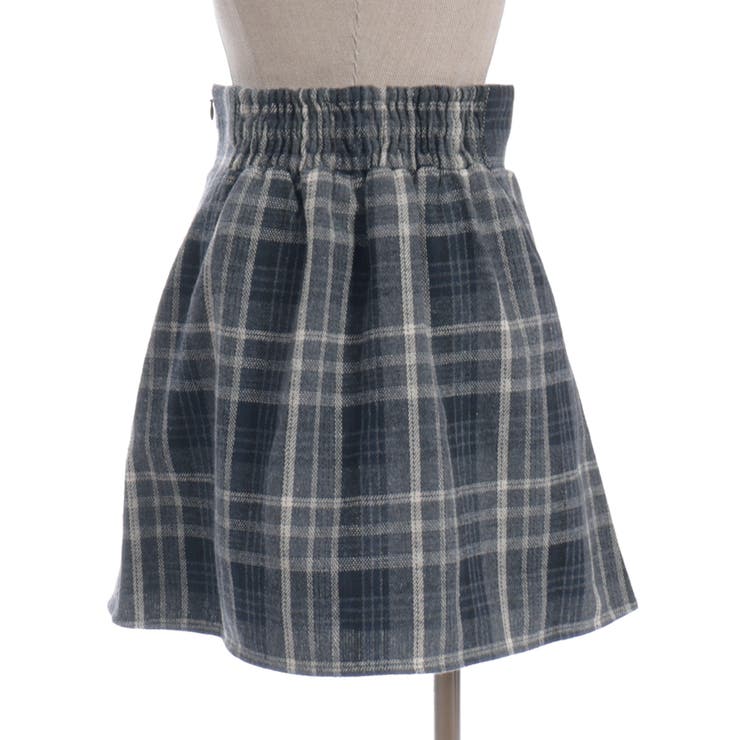 Ｗリボン起毛チェックミニスカート | axes femme | 詳細画像19 