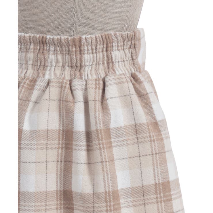 Ｗリボン起毛チェックミニスカート | axes femme | 詳細画像8 