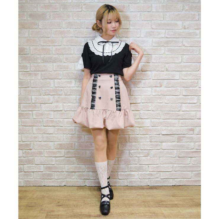 ハイウエストバルーンミニスカート | axes femme | 詳細画像10 