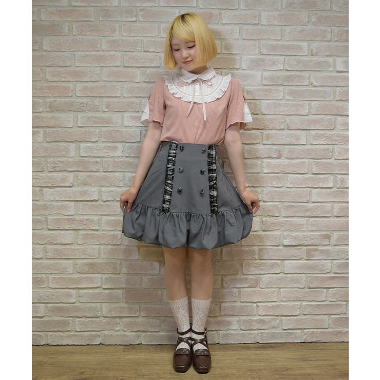 ハイウエストバルーンミニスカート | axes femme | 詳細画像13 