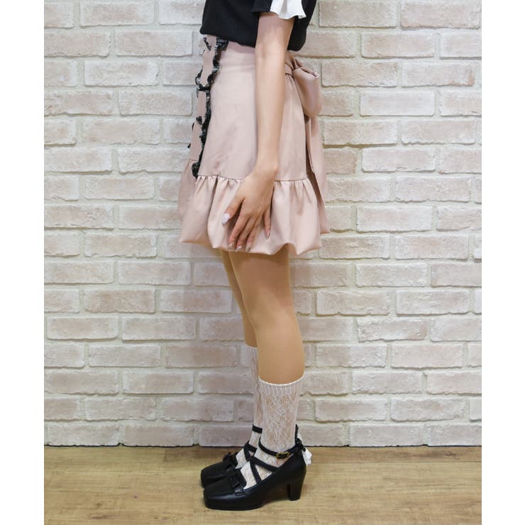 ハイウエストバルーンミニスカート | axes femme | 詳細画像2 