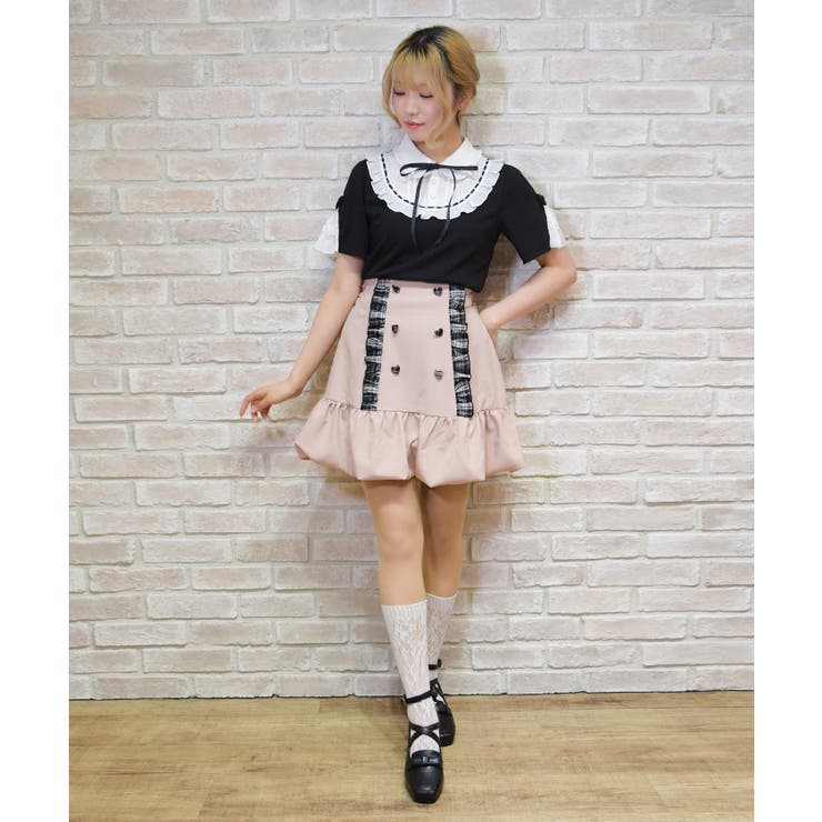 ハイウエストバルーンミニスカート | axes femme | 詳細画像9 