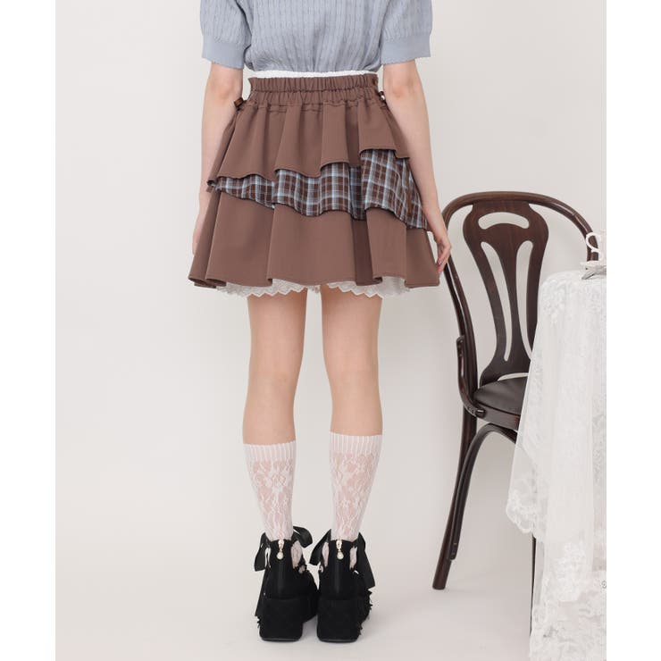 イレヘムティアードミニスカート | axes femme | 詳細画像3 