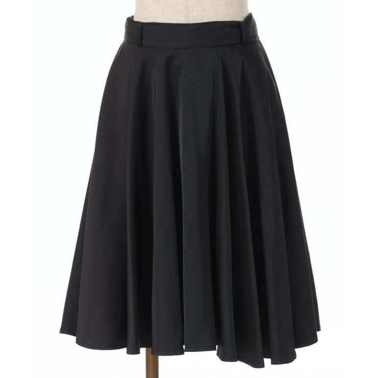 サテンサーキュラースカート[品番：IGAW0004546]｜axes femme