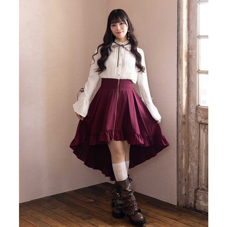 フィッシュテールジップスカート | axes femme | 詳細画像1 