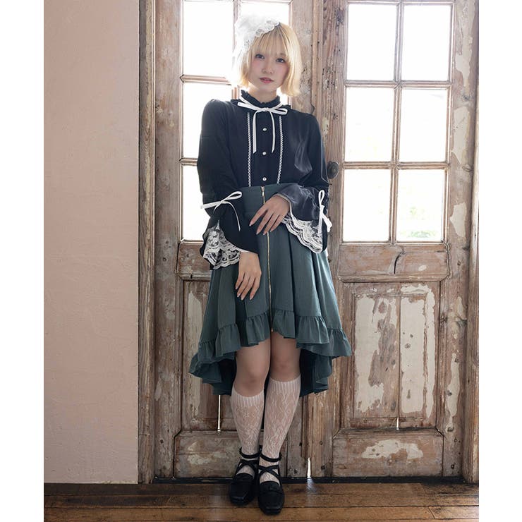 フィッシュテールジップスカート | axes femme | 詳細画像4 