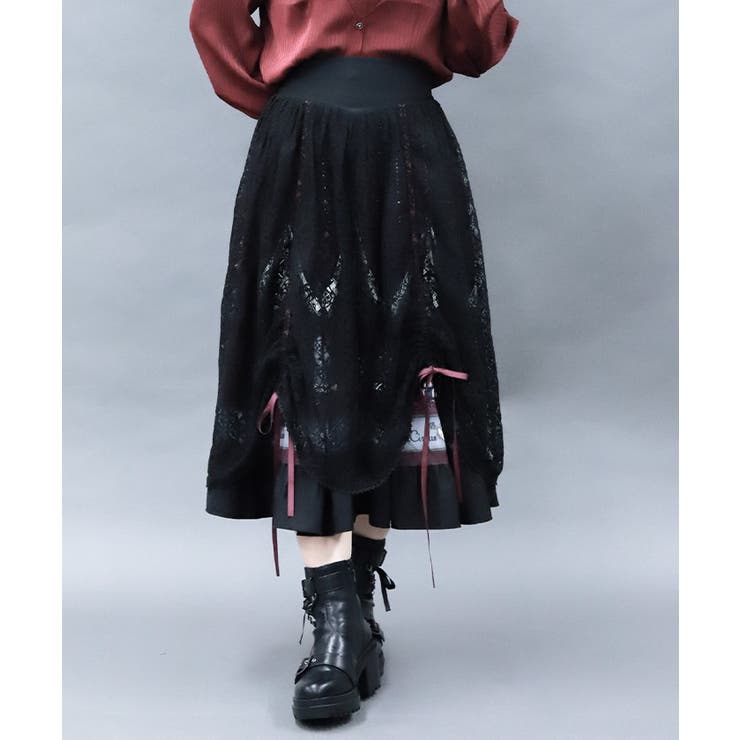 ワイン | ダークナイトサーカススカート | axes femme