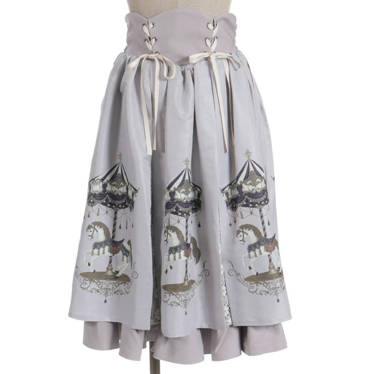 カルーセルハイウエストスカート | axes femme | 詳細画像13 