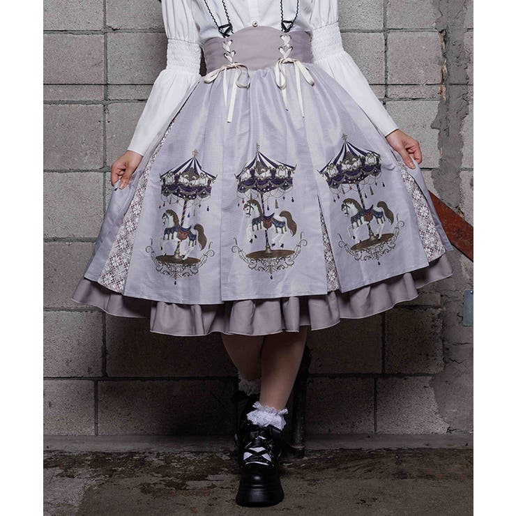 カルーセルハイウエストスカート | axes femme | 詳細画像5 