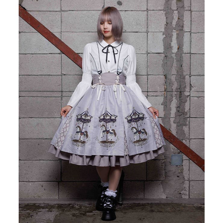 カルーセルハイウエストスカート | axes femme | 詳細画像6 