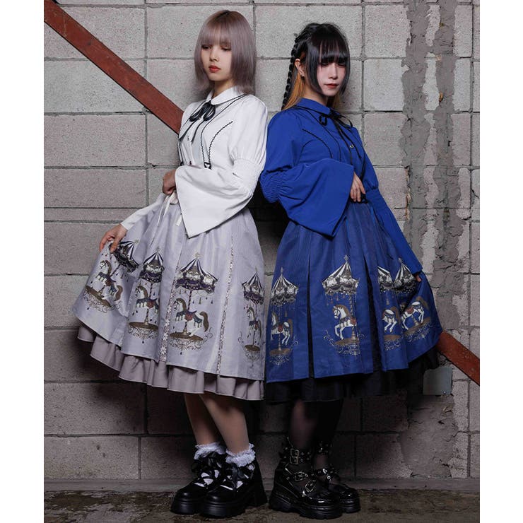 カルーセルハイウエストスカート | axes femme | 詳細画像7 