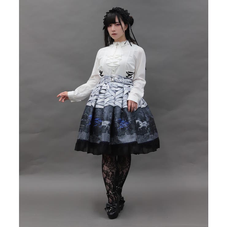 ハース・キャリッジスカート | axes femme | 詳細画像9 