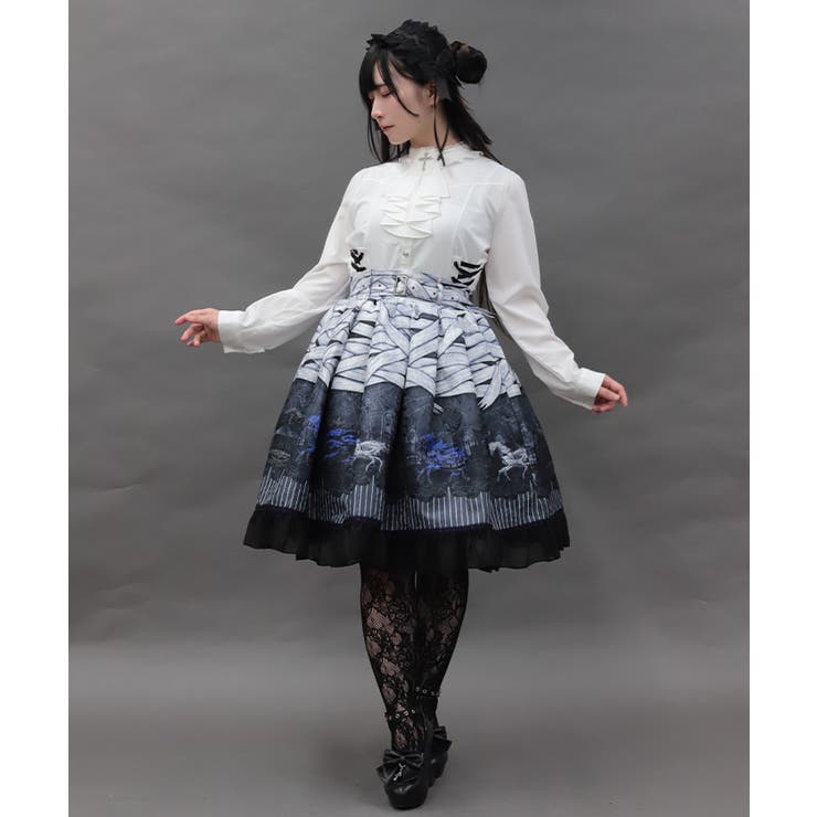 黒 | ハース・キャリッジスカート | axes femme
