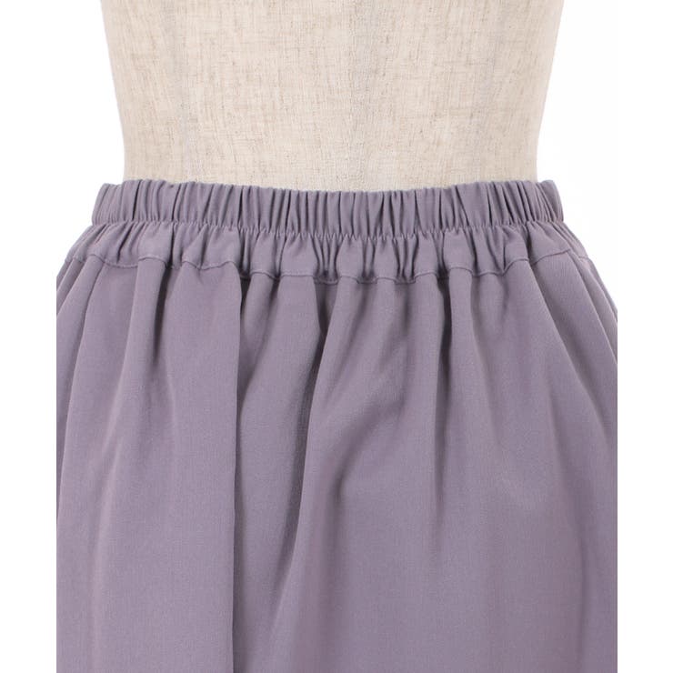 サイドプリーツミディスカート[品番：IGAW0000672]｜axes femme