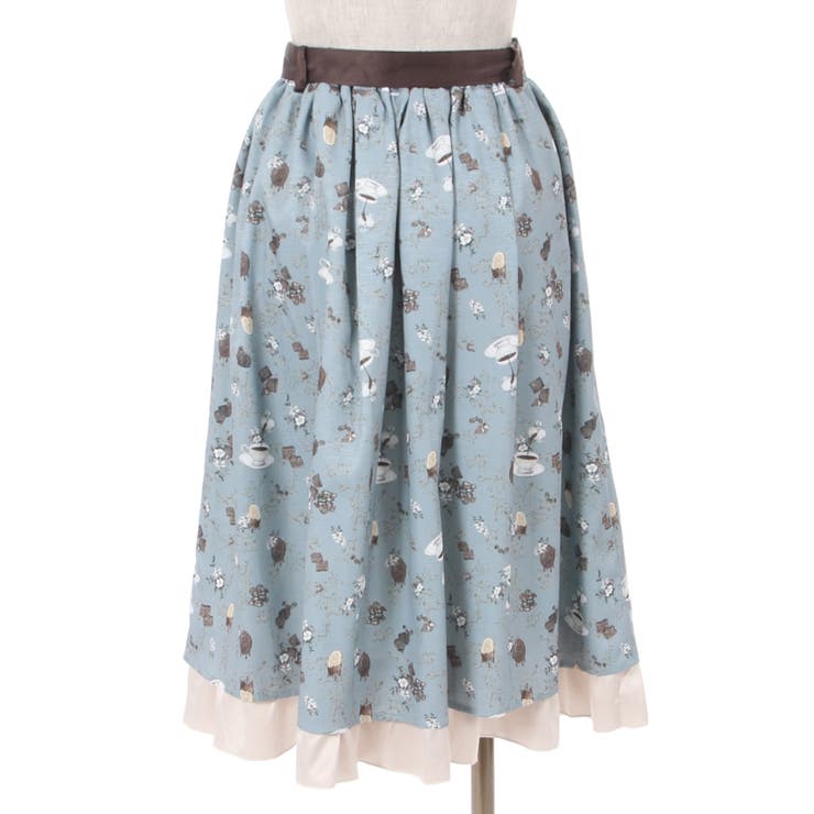 メルティショコラ柄スカート[品番：IGAW0003157]｜axes femme