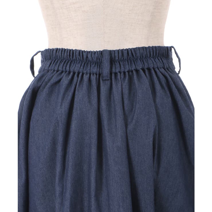 ジップ付ドロストスカート[品番：IGAW0003882]｜axes femme