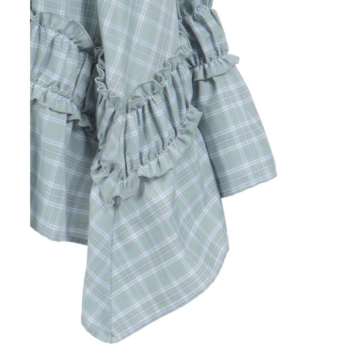 チェックギャザーイレヘムスカート | axes femme | 詳細画像12 