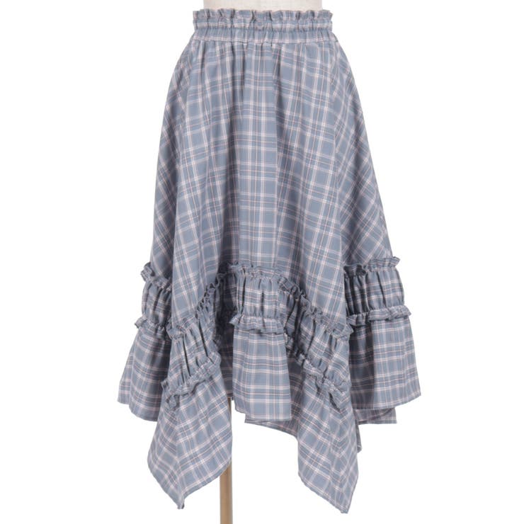 チェックギャザーイレヘムスカート | axes femme | 詳細画像15 