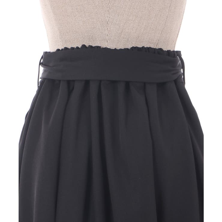 リボン付ラッフルフリルスカート[品番：IGAW0003566]｜axes femme