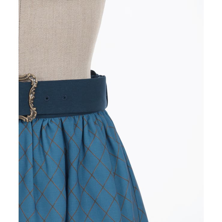 axes femme レトロ喫茶ベルト付きスカート レトロ喫茶ベルト付スカート[品番：IGAW0005090]｜axes femme