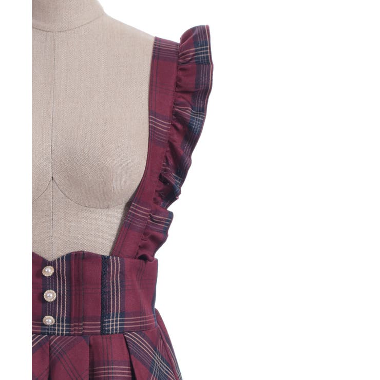 フリルサス付ハイウエストスカート | axes femme | 詳細画像18 