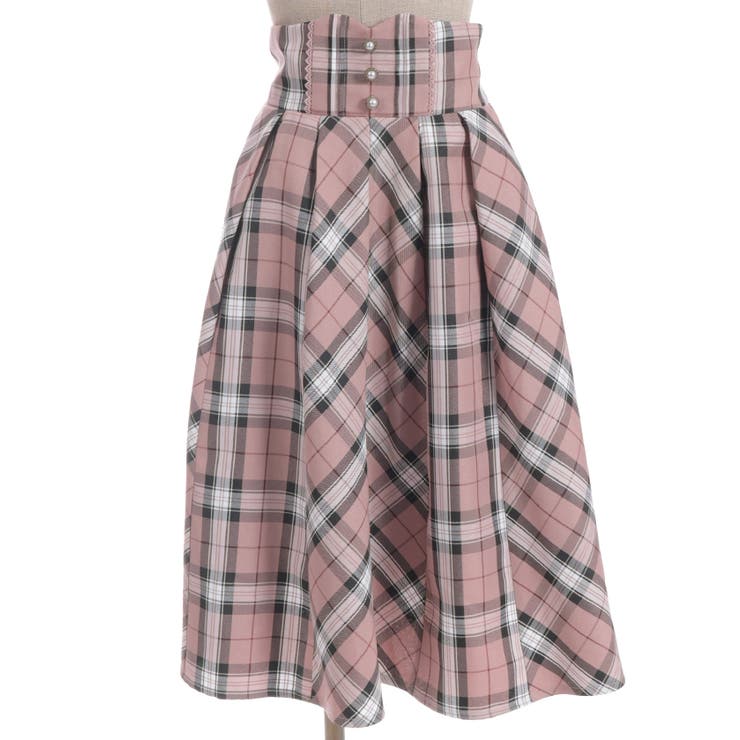 フリルサス付ハイウエストスカート | axes femme | 詳細画像30 