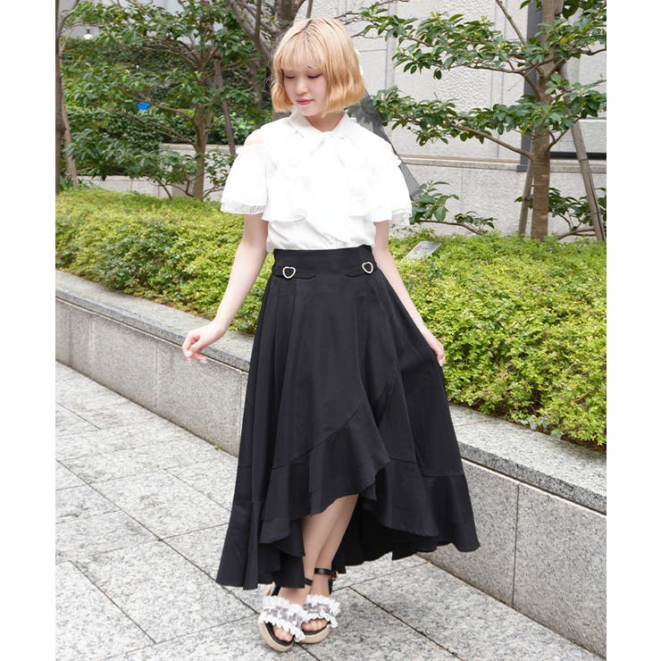 ラッフルフリルイレヘムスカート | axes femme | 詳細画像11 