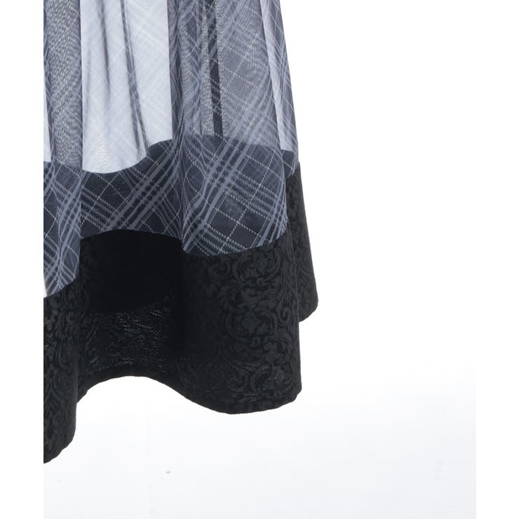 チェックチュールロングスカート | axes femme | 詳細画像30 