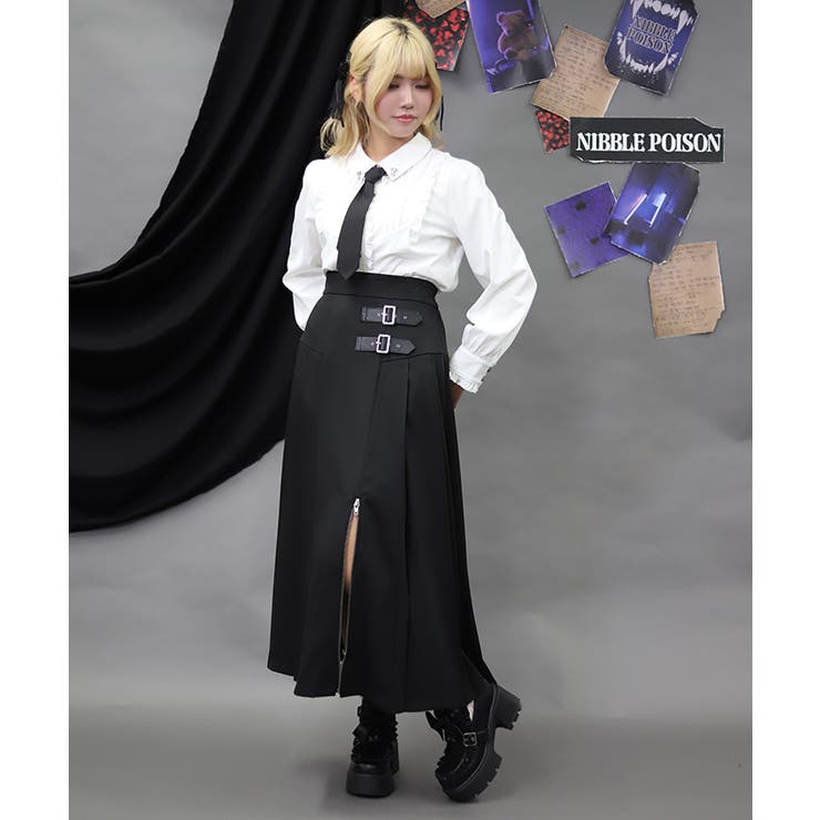 ファスナーデザインロングＳＫ | axes femme | 詳細画像10 