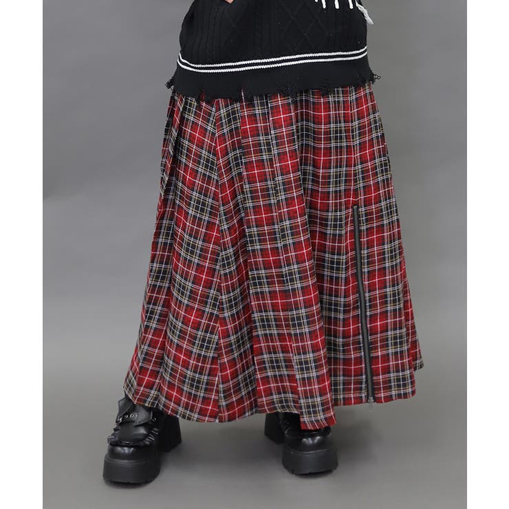 ファスナーデザインロングＳＫ | axes femme | 詳細画像4 