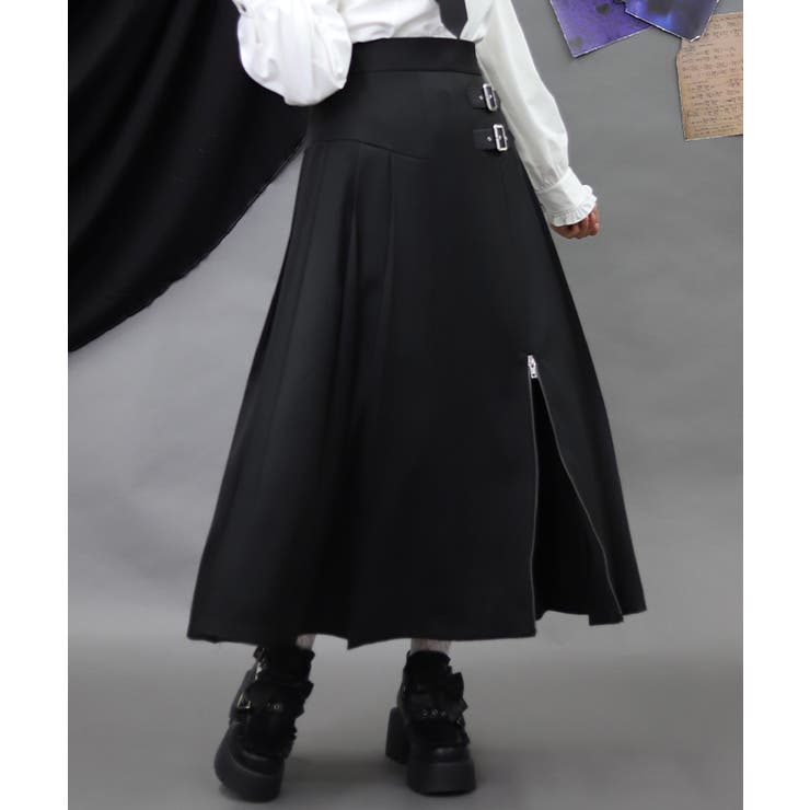 ファスナーデザインロングＳＫ | axes femme | 詳細画像9 