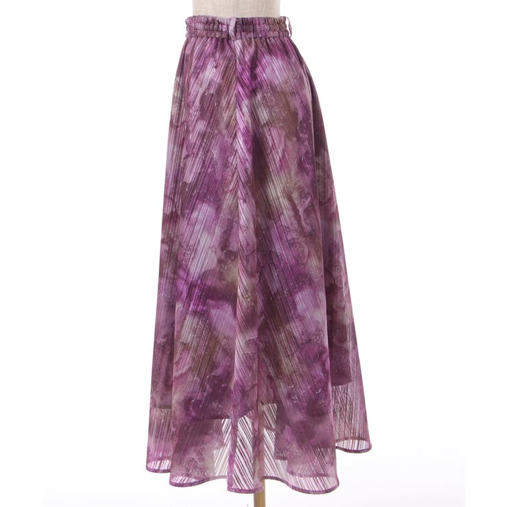 マーブルプリントスカート[品番：IGAW0003631]｜axes femme