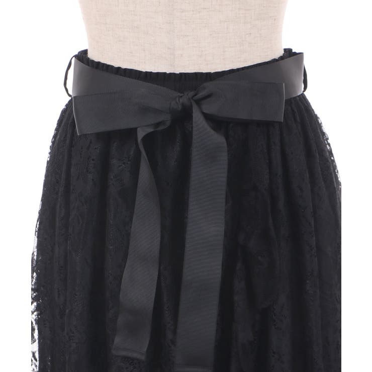ラッフルフリルレーススカート[品番：IGAW0003978]｜axes femme