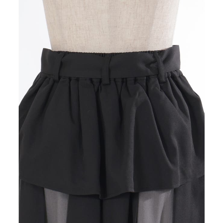 コルセット風ティアードスカート(紺) axes femme（アクシーズファム）の「コルセット風ティアードSK