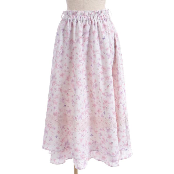 サクラ柄フレアスカート | axes femme | 詳細画像20 