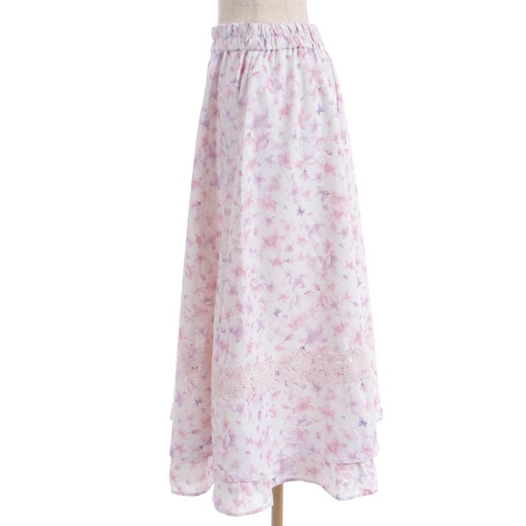 サクラ柄フレアスカート | axes femme | 詳細画像21 