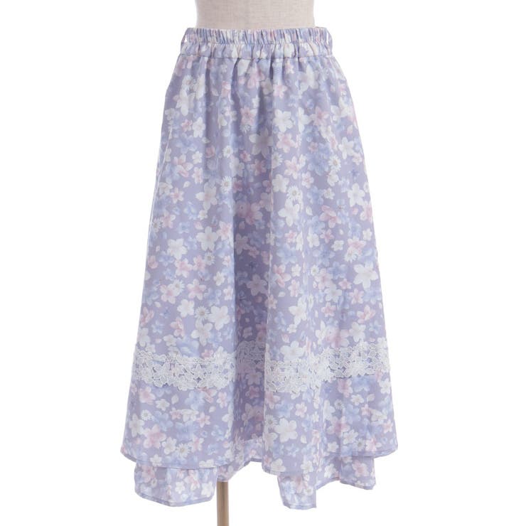 サクラ柄フレアスカート | axes femme | 詳細画像26 