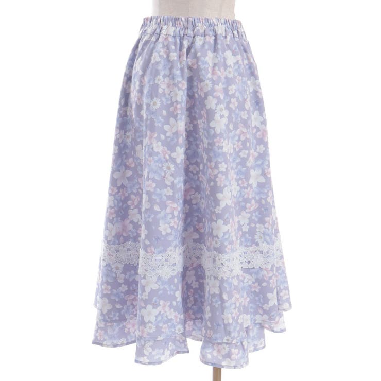 サクラ柄フレアスカート | axes femme | 詳細画像28 