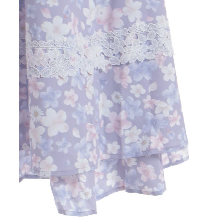 サクラ柄フレアスカート | axes femme | 詳細画像30 