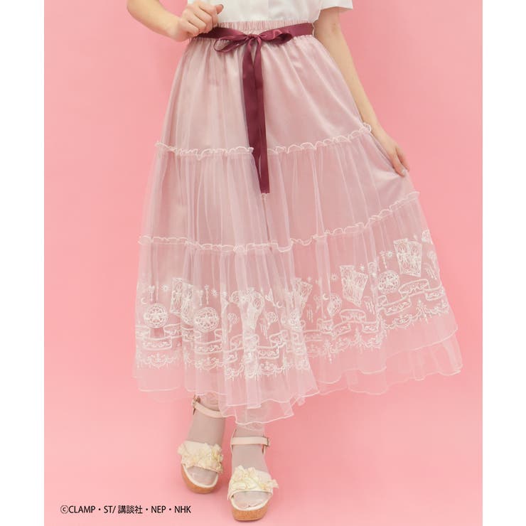 未使用タグ付き✨️axes femme サクラフレアスカート レース ピンク axes femme スカート サクラ柄フレアスカート : ZOZOTOWN Yahoo