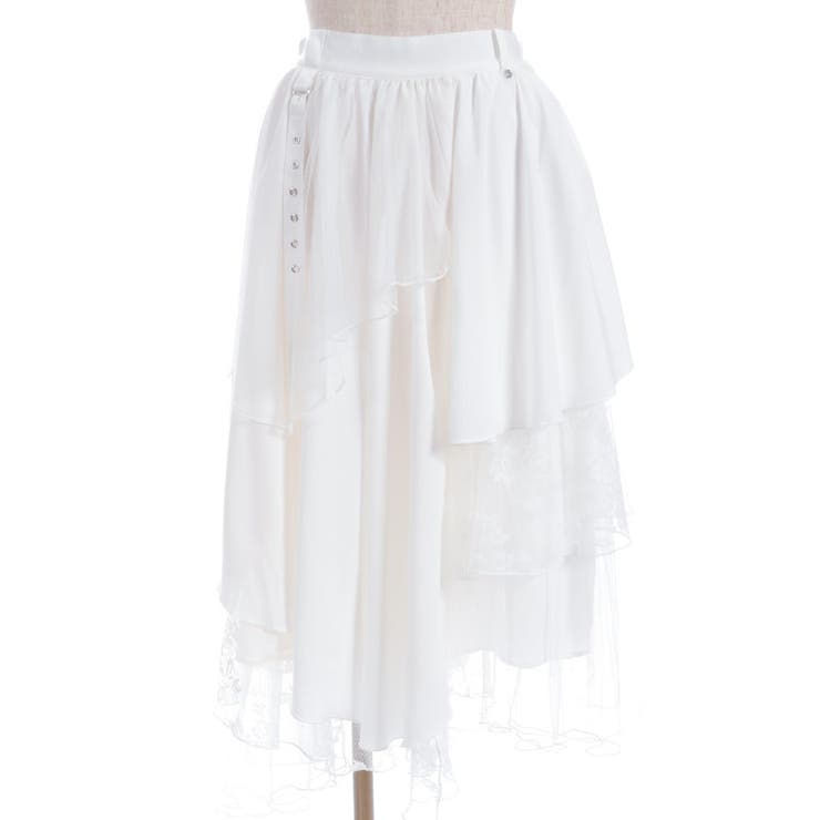 異素材イレヘムロングスカート | axes femme | 詳細画像13 