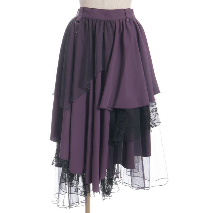 異素材イレヘムロングスカート | axes femme | 詳細画像17 