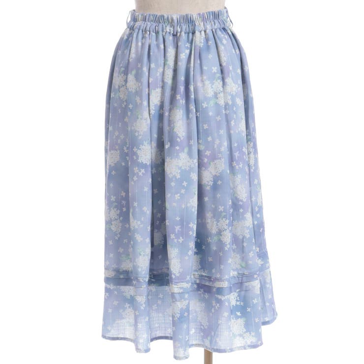 金木犀柄タックスカート | axes femme | 詳細画像11 